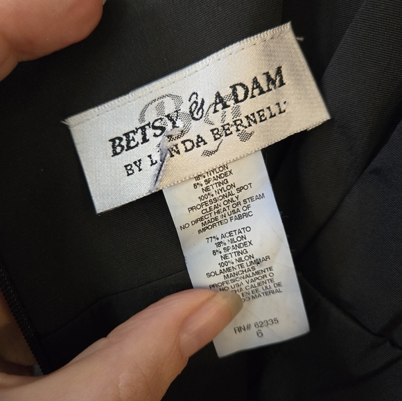 Betsy & Adam Vintage sz 6 mini Y2k cocktail dress - Picture 6 of 8